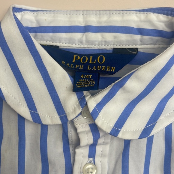 Cute sailor blue & white Ralph Lauren Toddler Dress - Picture 2 of 2